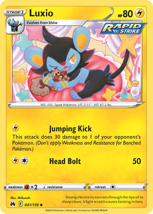 Luxio (41/159) - Crown Zenith