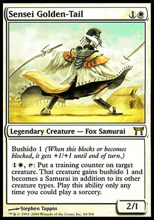 Sensei Golden-Tail (Champions of Kamigawa) Trading Card