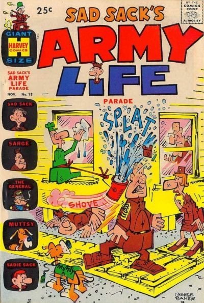 Sad Sack's Army Life Parade #18 Comic