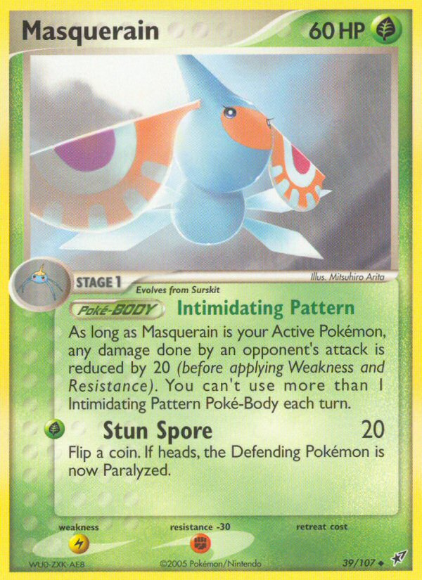 Masquerain (39/107) - Deoxys Pokémon Card