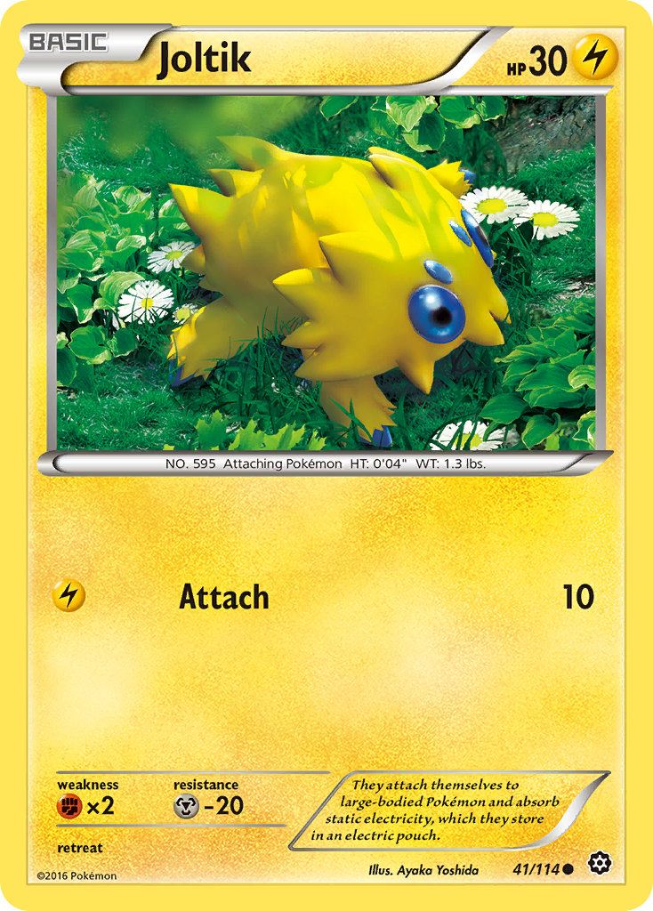 Joltik (41/114) - Steam Siege Pokémon Card