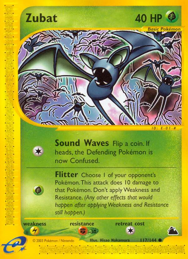 Zubat (117/144) - Skyridge Pokémon Card