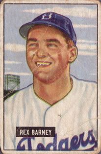 Rex Barney 1951 Bowman #153 Sports Card