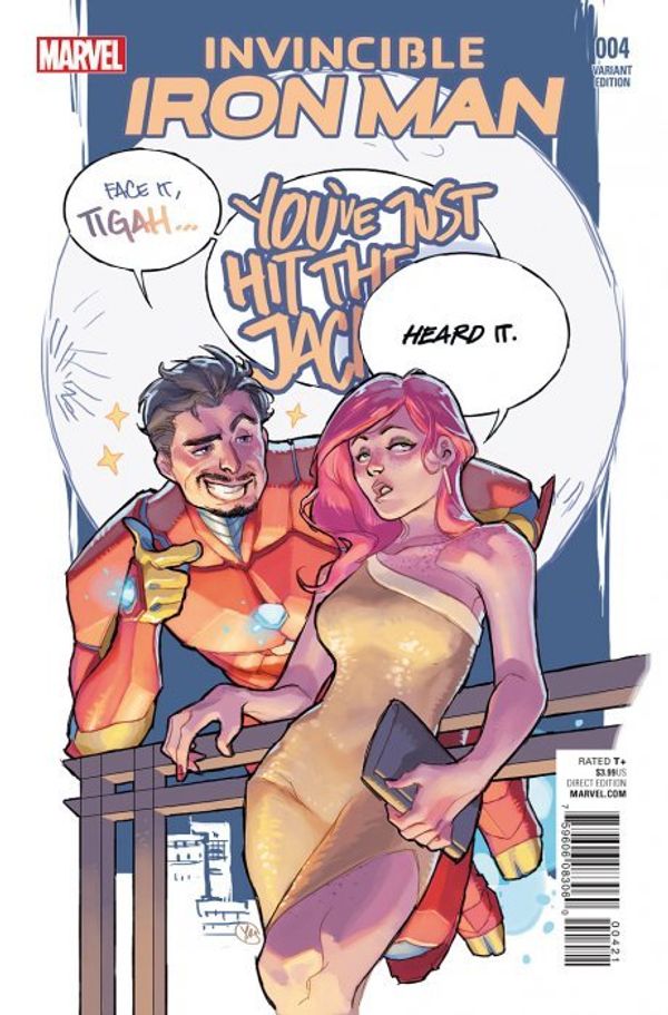Invincible Iron Man #4 (Putri Variant)