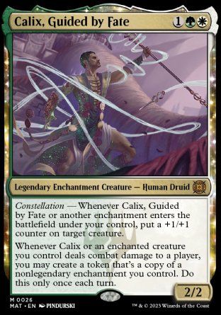 Calix, Guided by Fate (March of the Machine: The Aftermath) Trading Card