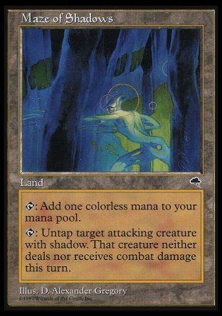 Maze of Shadows (Tempest) Trading Card