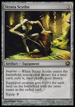 Strata Scythe (Scars of Mirrodin) Trading Card