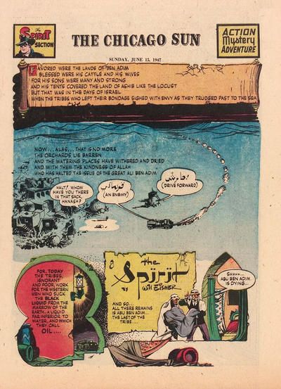 Spirit Section #6/15/1947 Comic