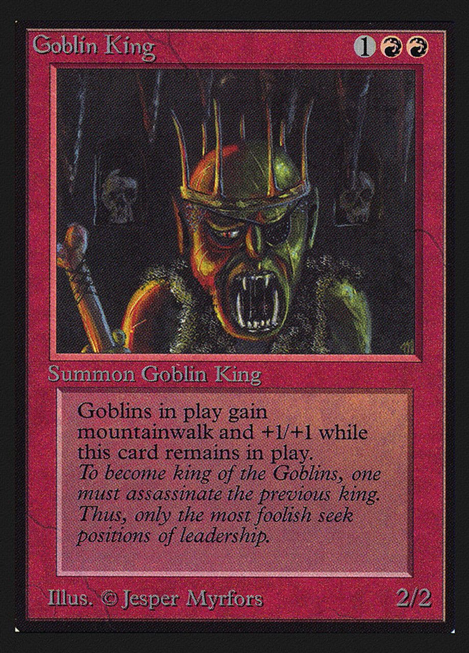 Goblin King (Collector's Edition) Trading Card