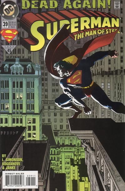 Superman: The Man of Steel #39 Comic