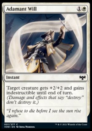 Adamant Will (Innistrad: Crimson Vow)