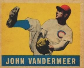 John Vander Meer 1948 Leaf #53 Sports Card