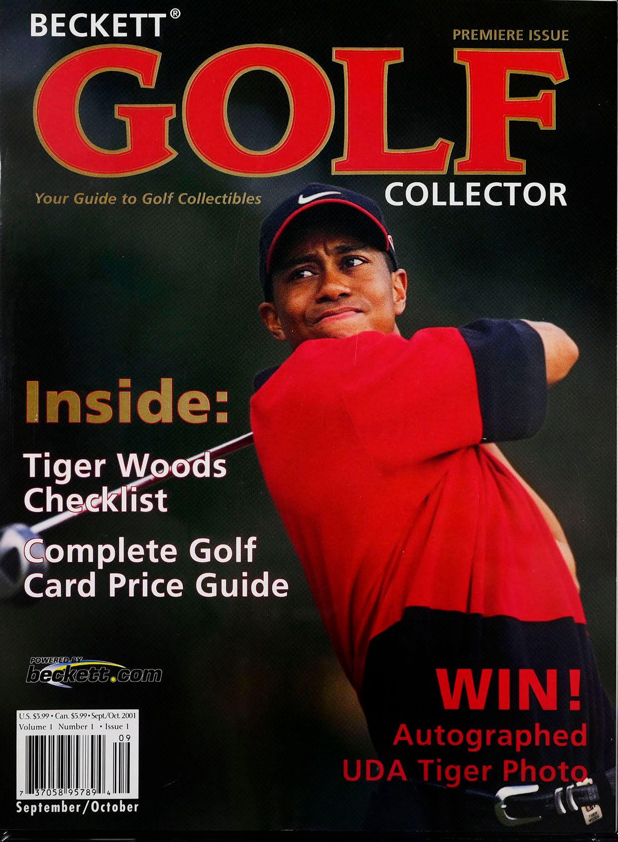 Beckett Golf Collector #1 Magazine