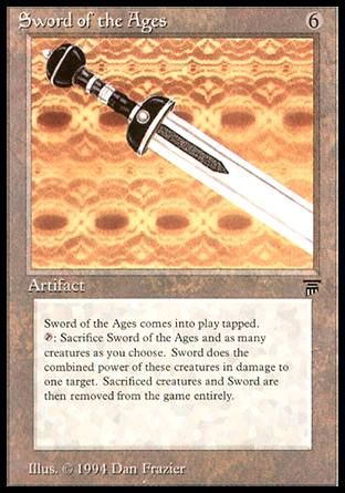 Sword of the Ages (Legends) Trading Card