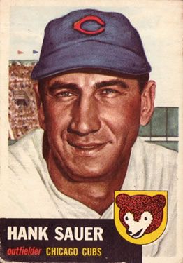 Hank Sauer 1953 Topps #111 Sports Card