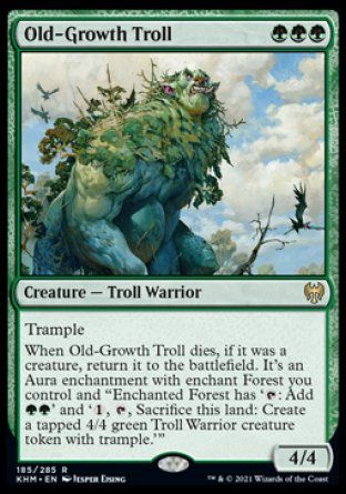 Old-Growth Troll (Kaldheim) Trading Card