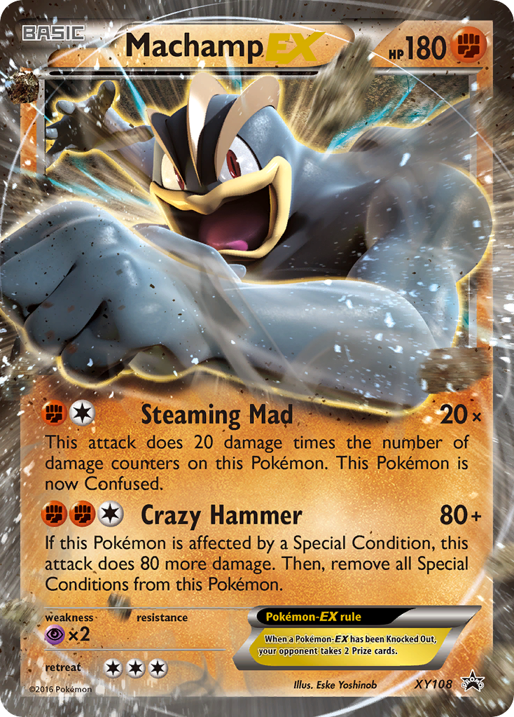 Machamp EX (XY108) - XY Black Star Promos Pokémon Card