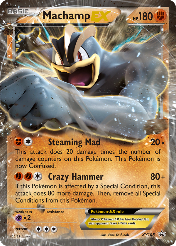 Machamp EX (XY108) - XY Black Star Promos