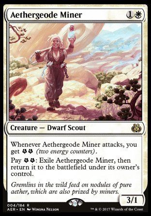 Aethergeode Miner (Aether Revolt) Trading Card