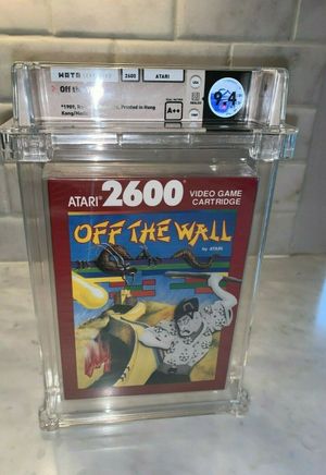 Off the Wall - WATA 9.4 A++ Atari 2600 Video Game From NY Upstate Collection HTF