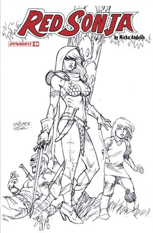 Red Sonja (2021) #4 (Cover H 25 Copy Cover Linsner B&amp)