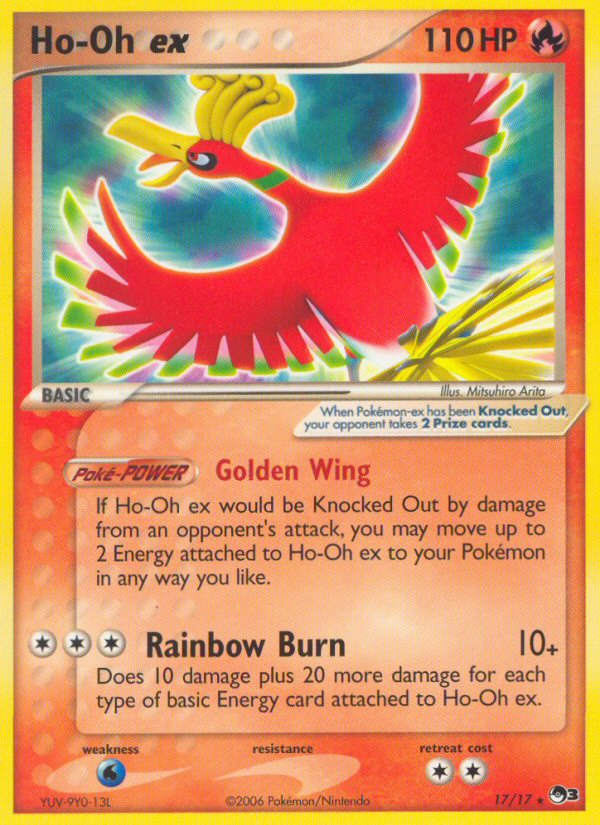 Ho-Oh ex (17/17) - POP Series 3 Pokémon Card