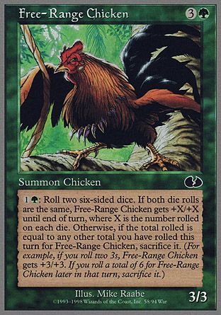 Free-Range Chicken (Unglued) Trading Card