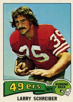 Larry Schreiber 1975 Topps #58 Sports Card