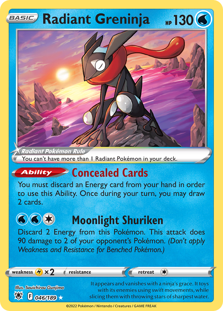 Greninja Pokémon Card