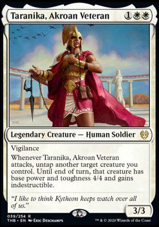 Taranika, Akroan Veteran (Theros Beyond Death) Trading Card