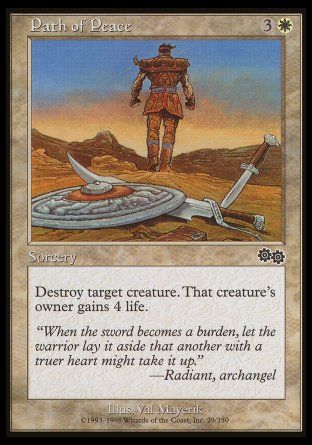 Path of Peace (Urza's Saga) Trading Card