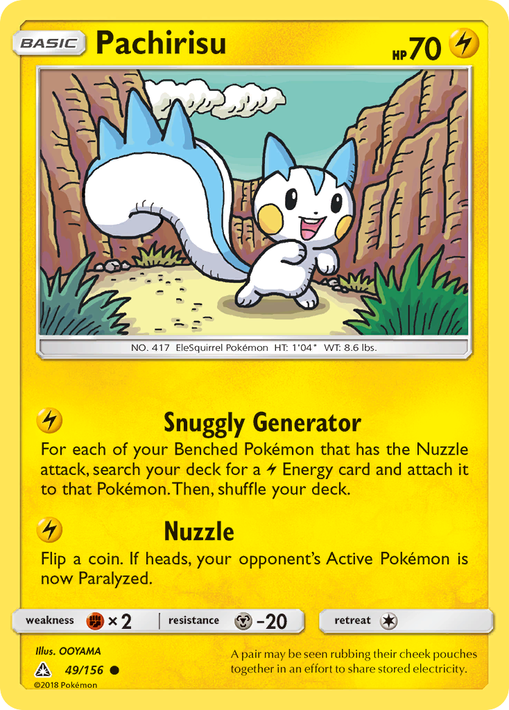 Pachirisu (49/156) - Ultra Prism Pokémon Card