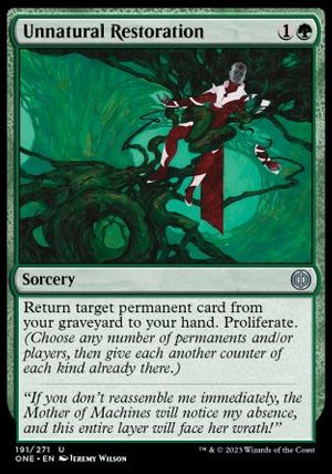 Unnatural Restoration (Phyrexia: All Will Be One)