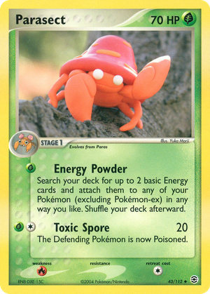 Parasect (43/112) - FireRed & LeafGreen