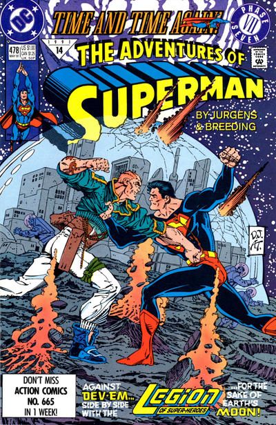 Adventures of Superman #478 Comic