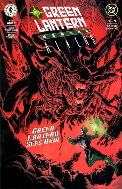 Green Lantern vs. Aliens #4 Comic