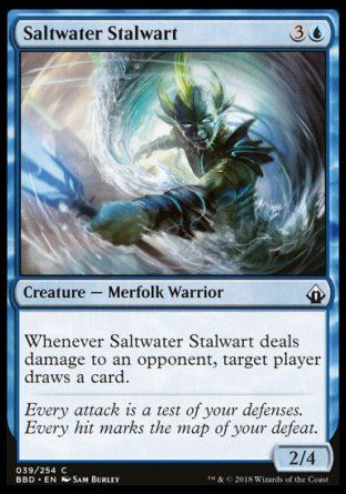 Saltwater Stalwart (Battlebond) Trading Card