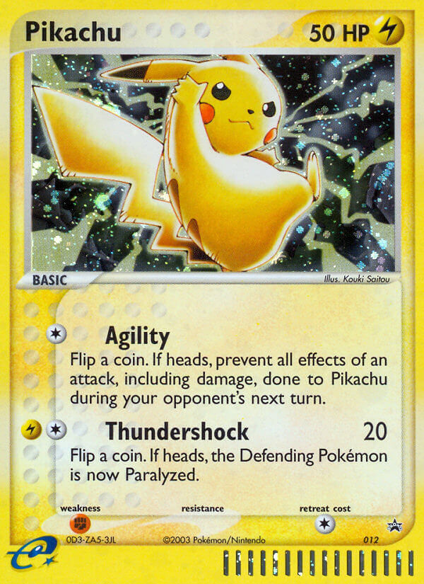 Pikachu (12/40) - Nintendo Black Star Promos Pokémon Card