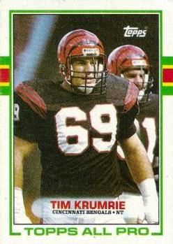 Tim Krumrie 1989 Topps #26 Sports Card