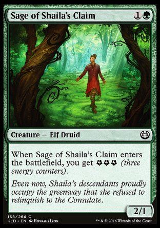 Sage of Shaila's Claim (Kaladesh) Trading Card