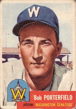 Bob Porterfield 1953 Topps #108 Sports Card