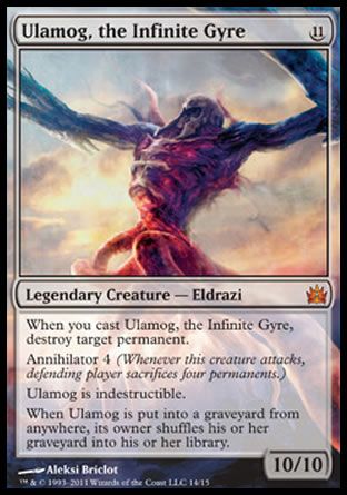 Ulamog, the Infinite Gyre (From the Vault : Legends) Trading Card