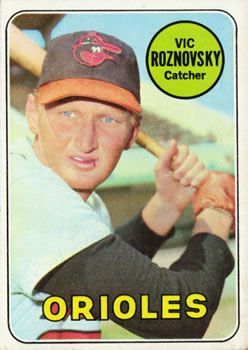 Vic Roznovsky 1969 Topps #368 Sports Card