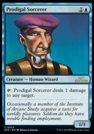 Prodigal Sorcerer (Magic 30th Anniversary Edition) Trading Card