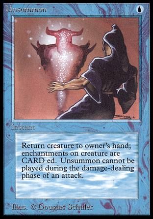 Unsummon (Alpha) Trading Card