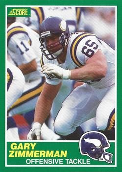 Gary Zimmerman 1989 Score #233 Sports Card
