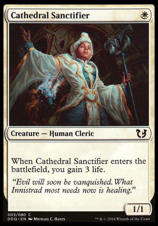 Cathedral Sanctifier (Blessed vs. Cursed) Trading Card