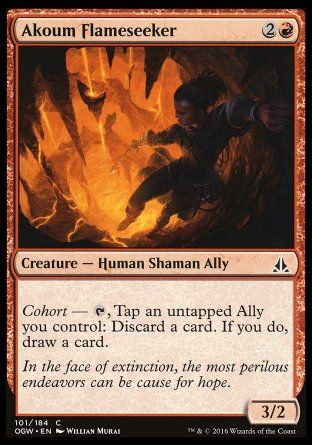 Akoum Flameseeker (Oath of the Gatewatch) Trading Card