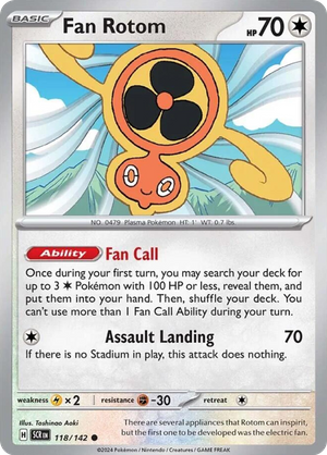 Fan Rotom (118/142) - Stellar Crown