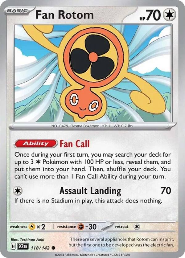 Fan Rotom (118/142) Stellar Crown Value GoCollect (fanrotom118